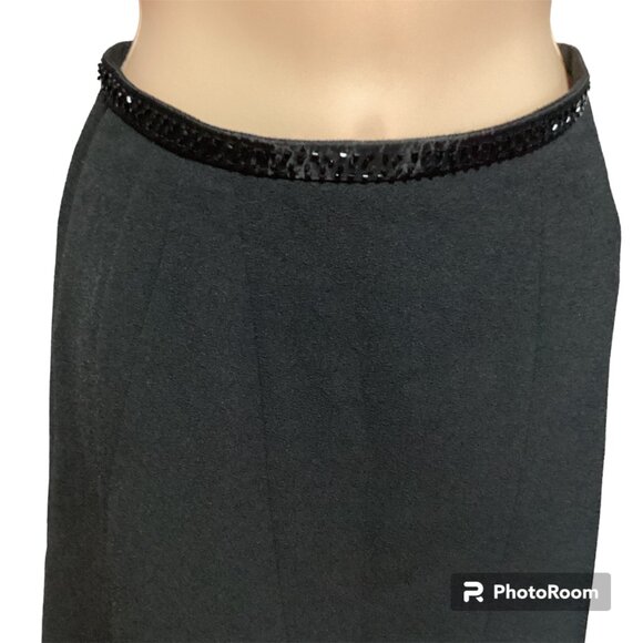 Vintage Harvè Benard Skirt - Black - Size 6 - Picture 5 of 7